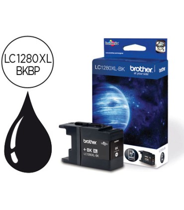 Ink jet brother lc 1280xlbkbp negro 2400pag mfc j6510dw mfc j6710dw mfc j6910dw