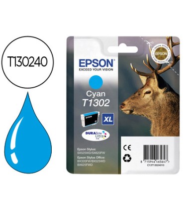 Ink jet epson stylus t1302 cian office bx320f extra alta capacidad 