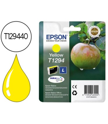 Ink jet epson stylus t1294 amarillo sx420w 425w office bx305f bx320f alta capacidad 