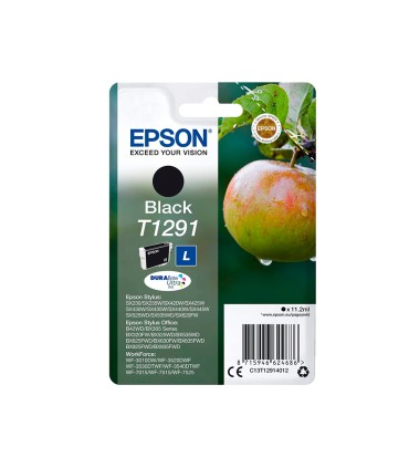 Ink jet epson stylus t1291 negro sx420w 425w office bx305f bx320f alta capacidad 