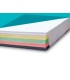 Recambio liderpapel a4 120 hojas 80g m2 cuadro 5mm sin margen 4 taladros bandas de 5 colores