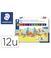 Rotulador staedtler color jumbo trazo 3 mm estuche de 12 unidades colores surtidos