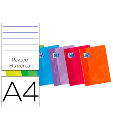 Libreta escolar oxford 48 h din a4 1 raya horizontal