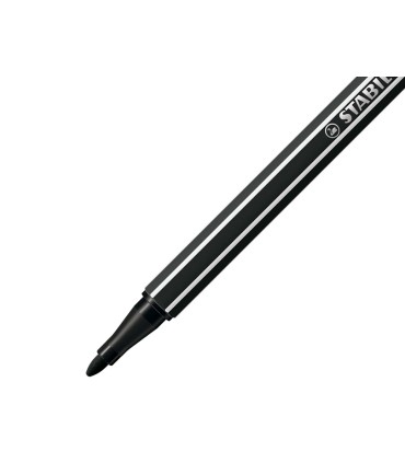 Rotulador stabilo acuarelable pen 68 negro 1 mm