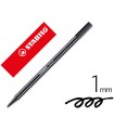 Rotulador stabilo acuarelable pen 68 negro 1 mm