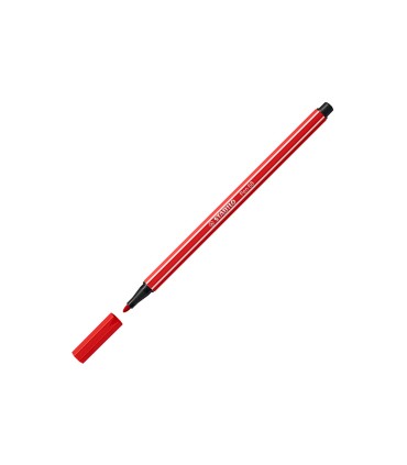 Rotulador stabilo acuarelable pen 68 rojo carmin 1 mm