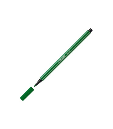 Rotulador stabilo acuarelable pen 68 verde esmeralda 1 mm