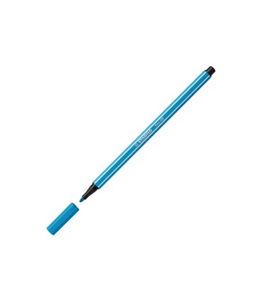 Rotulador stabilo acuarelable pen 68 azul celeste 1 mm