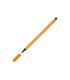 Rotulador stabilo acuarelable pen 68 naranja 1 mm