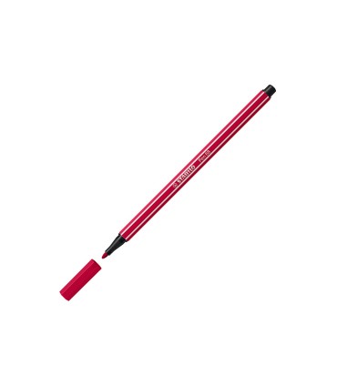 Rotulador stabilo acuarelable pen 68 rojo oscuro 1 mm