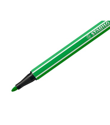 Rotulador stabilo acuarelable pen 68 verde hoja 1 mm