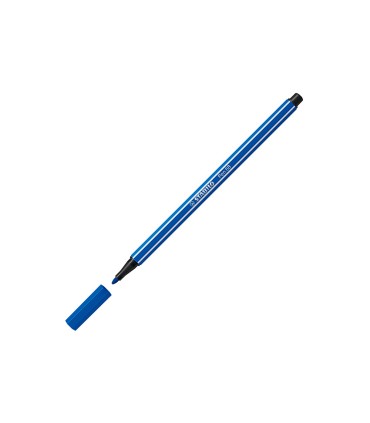 Rotulador stabilo acuarelable pen 68 azul oscuro 1 mm