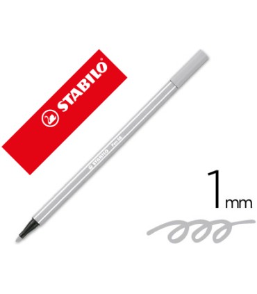 Rotulador stabilo acuarelable pen 68 gris azulado palido 1 mm