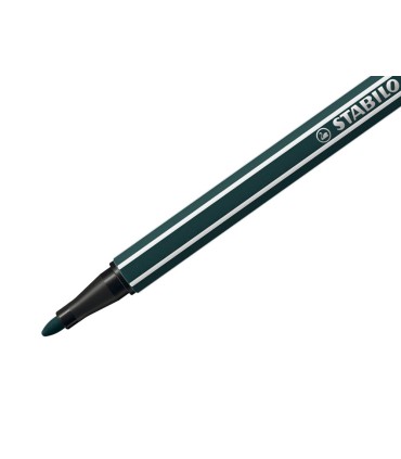 Rotulador stabilo acuarelable pen 68 verde tierra 1 mm