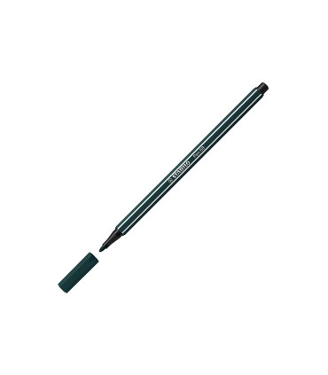 Rotulador stabilo acuarelable pen 68 verde tierra 1 mm