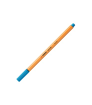 Rotulador stabilo punta de fibra point 88 azul celeste 04 mm