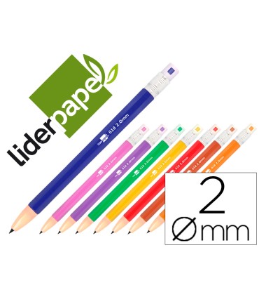 Portaminas liderpapel 2 mm colores surtidos