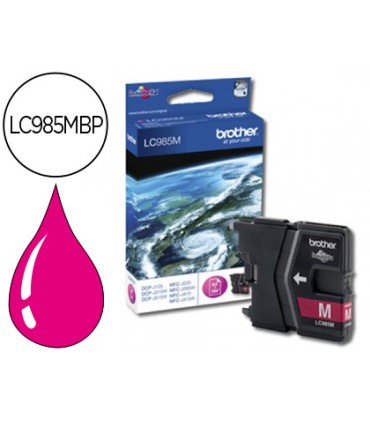 Ink jet brother lc 985m magenta dcp j125 dcp j315w mfc j265w mfc j410 mfc j415w