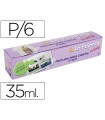 Pintura laca cristal la pajarita kids 35 ml caja de 6 unidades colores surtidos + pincel