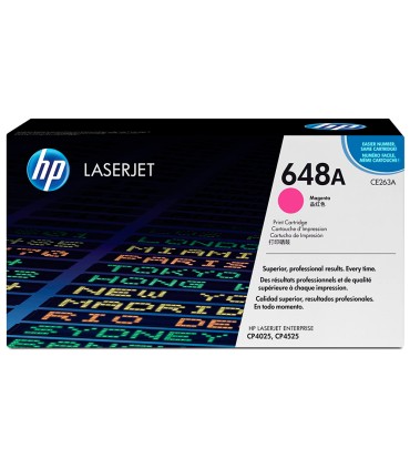 Toner hp color laserjet cp4025 cp4525 ce263a magenta 11000 pags