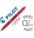 Boligrafo pilot acroball rojo tinta aceite punta de bola de 10mm retractil