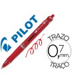 Boligrafo pilot acroball rojo tinta aceite punta de bola de 1,0mm retractil