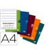 Libreta liderpapel scriptus a4 48 hojas 90g m2 horizontal con margen