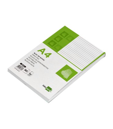 Bloc notas liderpapel horizontal a4 80 hojas 60g m2