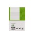 Bloc notas liderpapel horizontal a6 80 hojas 60g m2 perforado