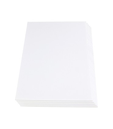 Carton pluma liderpapel blanco adhesivo 1 cara 100x140 cm espesor 5 mm