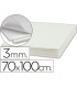 Carton pluma liderpapel blanco adhesivo 1 cara 70x100 cm espesor 3 mm