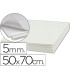 Carton pluma liderpapel blanco adhesivo 1 cara 50x70 cm espesor 5 mm