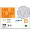 Papel dibujo liderpapel 297x420mm 300g/m2 acuarela pack de 6 hojas