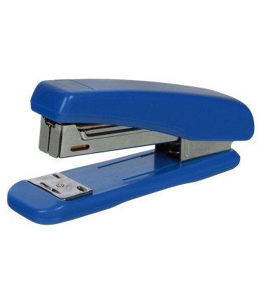 Grapadora q connect kf11064 plastico azul capacidad 25 hojas