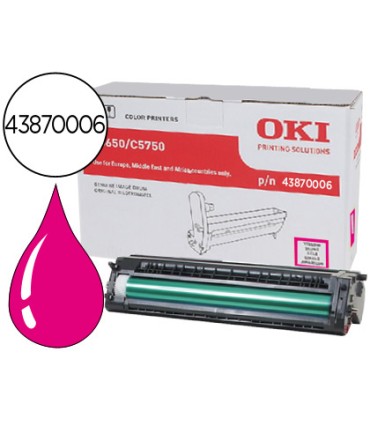 Tambor oki c5650 5750 magenta 20000 paginas