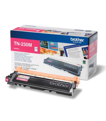 Toner brother tn 230 magenta 1400pag hl 3040cn hl 3070cw dcp 9010cn mfc 9120cn mfc 9320cw