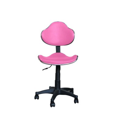 Silla giratoria q connect respaldo medio regulable altura 820120mm ancho 430mm y prof 440 mm rosa