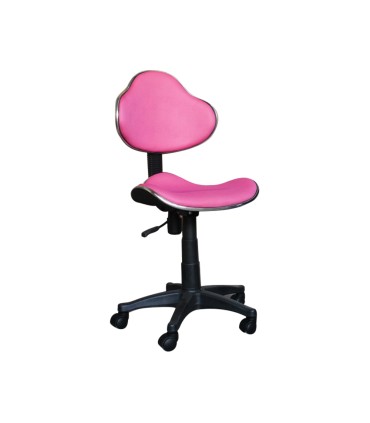 Silla giratoria q connect respaldo medio regulable altura 820120mm ancho 430mm y prof 440 mm rosa