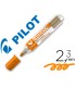 Rotulador pilot v board master para pizarra blanca naranja tinta liquida trazo 23mm