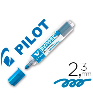 Rotulador pilot v board master para pizarra blanca azul tinta liquida trazo 23mm