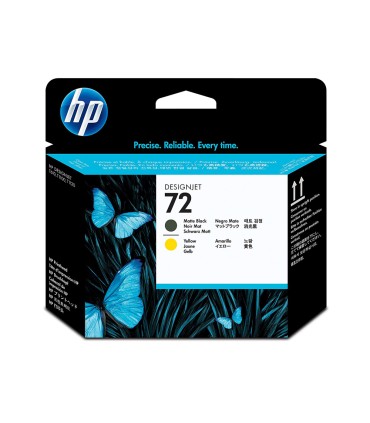 Ink jet hp 72 cabezal negro mate y amarillo designjet t610 1100