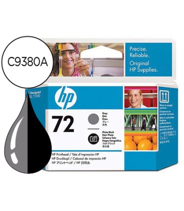 Ink jet hp 72 cabezal gris y negro foto designjet t610 1100