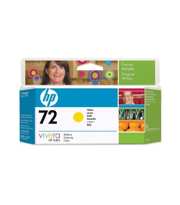 Ink jet hp 72 amarillo foto designjet t610 1100 130ml 