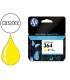 Ink jet hp 364 amarillo photosmart premium c309a series c5300 c6300 b8500 d5400 300pag