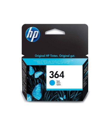 Ink jet hp 364 cian photosmart premium c309a series c5300 c6300 b8500 d5400 300pag