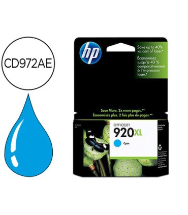 Ink jet hp 920xl cian 700pag officejet 920 6500