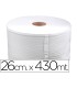 Papel secamanos industrial 26 cms de ancho x 400 mts aprox diametro 335 cm para el dispensador 46826