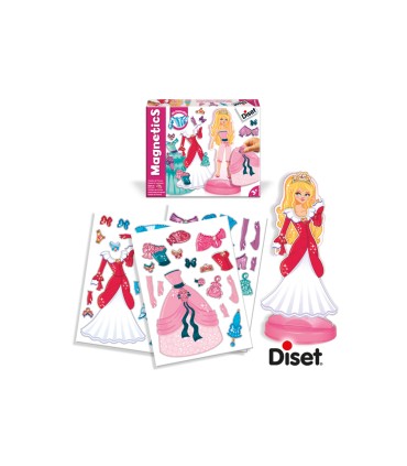 Juego diset magnetico vestidos de princesas