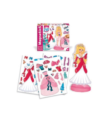 Juego diset magnetico vestidos de princesas