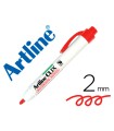 Rotulador artline clix pizarra ek-573a rojo punta retactil redonda 2 mm